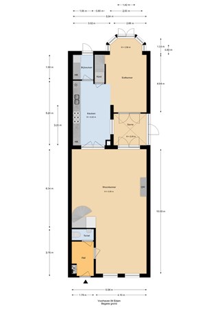 Plattegrond - Voorhaven 84, 1135 BT Edam - Voorhaven 84_bg.jpg